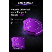 Motorix Universal Metal Radyatör Kapağı - Mor