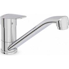 VitrA Artema Flow R Pencere Önü Eviye Bataryası Krom
