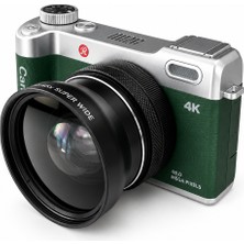 Bubitechh X90 64 Mp 4K Dijital Fotoğraf Makinesi 16X Zoom 3.0" IPS Macro ve Geniş Açı Lens