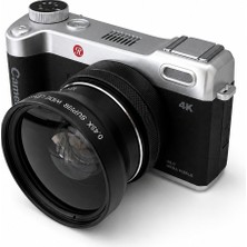 Bubitechh X90 64 Mp 4K Dijital Fotoğraf Makinesi 16X Zoom 3.0" IPS Macro ve Geniş Açı Lens