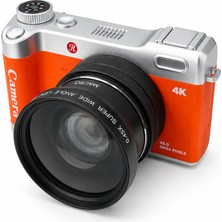 Bubitechh X90 64 Mp 4K Dijital Fotoğraf Makinesi 16X Zoom 3.0" IPS Macro ve Geniş Açı Lens