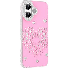 Lyon Tech Apple iPhone 17 Kılıf Damla Taşlı Zore Rivas Sert Pc Kapak
