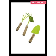 HBG Markt Eltos EBS-003 3 Parça Bahçe Hobi Seti: Çapa, Tırmık ve Kürek