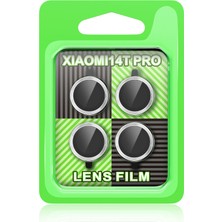 Aslanoğlu Store Mey Ithalat®   Mi 14T Pro Raze Metal Kamera Lens - Gümüş