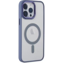 Aslanoğlu Store Newface Apple Iphone 14 Pro Max Kılıf Room Magneticsafe Silikon - Sierra Blue