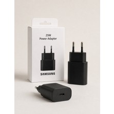 Samsung 25W Orjinal Usb-C Hızlı Şarj Güç Adaptörü – Siyah (Kablo Hariç)
