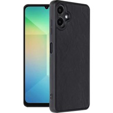 Aslanoğlu Store Newface Samsung Galaxy A06 Kılıf Aras Deri Kapak - Siyah