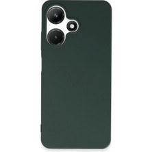 Aslanoğlu Store Newface Infinix Hot 30I Kılıf First Silikon - Koyu Yeşil