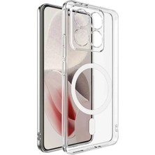 Aslanoğlu Store Newface Xiaomi Mi 14T Pro Combo Sert Şeffaf Magsafe Kapak - Şeffaf