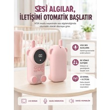 Astraltech Uzun Menzilli Bebek Telsizi 1-3 Km Çekim 22 Kanal LCD Ekran Vox Şarjlı