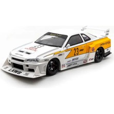 Hobbiez World Nissan Skyline Gt-R R34 Liberty Walk Beyaz - 1901-411A  1:24 Model Araba