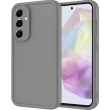 Aslanoğlu Store Newface Samsung Galaxy A56 Kılıf Viera Silikon - Gri