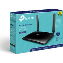 Vira Tp-Lınk Archer MR200, AC750, 4port, 750MBPS, Dual Band Wifi, Masaüstü, Lte Micro Sim Kart Takılabilir 3g-4g Destekli Router