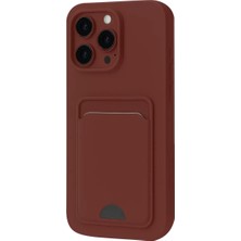 Aslanoğlu Store Newface Apple Iphone 16 Plus Kılıf Kelvin Kartvizitli Silikon - Bordo