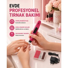Astraltech Profesyonel Tırnak Matkap Makinesi – USB Şarjlı, Ayarlanabilir Hız, Düşük Titreşimli ve Sessiz Çalışma