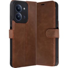 Aslanoğlu Store Newface Xiaomi Redmi 15C 4g Trend S Plus Kapaklı Kılıf - Taba