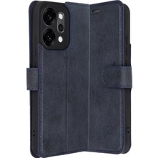 Aslanoğlu Store Newface Oppo Reno 14 Trend S Plus Kapaklı Kılıf - Lacivert