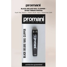 Promani Black Deluxe Nail Clipper - Siyah Tırnak Makası