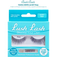 Lush Lash Doğal Kıl Takma Kirpik LU-617 Posy