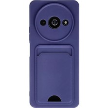 Aslanoğlu Store Newface Xiaomi Redmi A3 4g Kılıf Kelvin Kartvizitli Silikon - Lacivert