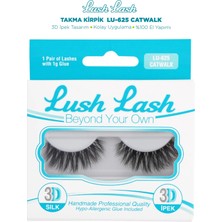 Lush Lash 3D İpek Takma Kirpik LU-625 Catwalk