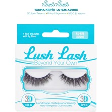 Lush Lash 3D İpek Takma Kirpik LU-626 Adore