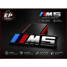 EP Garaj Otomotiv Bmw M5 Logo Plastik Amblem (Çift Taraflı Bantlı)