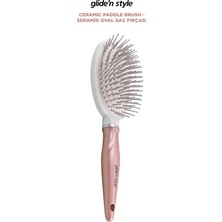 Glide'n Style Ceramic Paddle Brush - Seramik Oval Saç Fırçası
