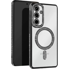 Aslanoğlu Store Newface Samsung Galaxy A36 Joke Simli Magneticsafe Kılıf - Siyah