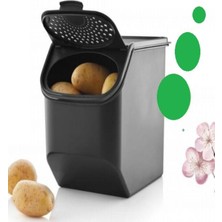 Tupperware Patates Soğan Saklayıcı Maksi Kiler 5,5 Lt Siyah