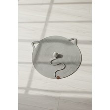 Reyo Pet El Yapımı Oyuncaklı Kedi Tırmalama Matı %100 Pamuk Ipli Mint