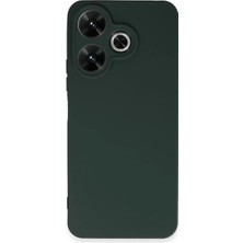 Aslanoğlu Store Newface Xiaomi Redmi 13 4g Kılıf First Silikon - Koyu Yeşil