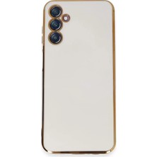 Aslanoğlu Store Newface Samsung Galaxy M14 5g Kılıf Volet Silikon - Beyaz