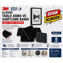 3m SJ3550 Tablo Asma ve Sabitleme Bandı 25MMX25MM