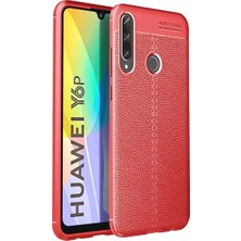 Aslanoğlu Store Newface Huawei Y6P Kılıf Auto Focus Kapak - Kırmızı