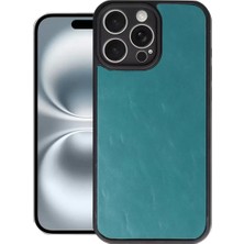 Aslanoğlu Store Newface Apple Iphone 16 Pro Max Kılıf Aras Deri Kapak - Açık Yeşil