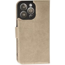 Aslanoğlu Store Newface Apple Iphone 14 Pro Max Kılıf Trend S Plus Kapaklı Kılıf - Gold