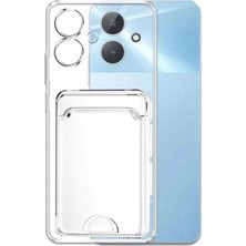 Aslanoğlu Store Newface Realme Note 60 Kılıf Kart Şeffaf Silikon - Şeffaf