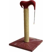 Bezos Ince Kedi Tırmalama Tahtası 50 cm Bordo