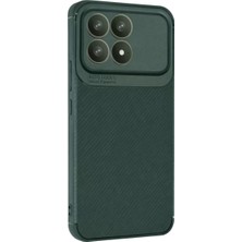 Aslanoğlu Store Newface Xiaomi Poco F8 Pro Auto Focus Karbon Kapak - Koyu Yeşil
