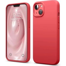 Aslanoğlu Store Newface Apple Iphone 14 Kılıf First Silikon - Kırmızı
