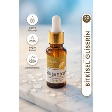 Botanica %100 Saf Gliserin Yağı El ve Vücut Bakımı Nemlendirici Yumuşatıcı Doğal Bitkisel Koruyucu 20 ml