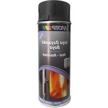 Odea Isıya Dayanıklı Mat Siyah Sprey Boya, 400 ml