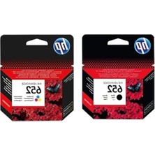 Odea Hp F6V25AE + F6V24AE 652 Siyah + Renkli Kartuş Seti