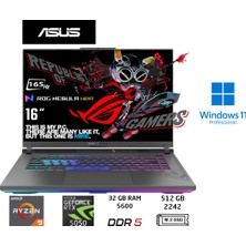 Asus rog Strix G16 G614PH-RV036 Amd Ryzen 9 8940HX 32GB 512GB SSD RTX5050 W11 Pro 16" Wuxga 165Hz Duddi