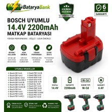 Bataryabank Bosch Uyumlu 14.4V 2200MAH Ni-Cd Şarjlı Matkap Bataryası