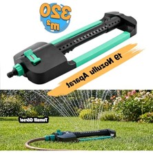 Odea Tablalı Otomatik Hareketli Fonksiyonlu Su Fıskiyesi 19 Nozzle Bahçe Çim Sulama Aparatı Plastik