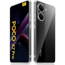 Aslanoğlu Store Newface Xiaomi Poco X7 Pro Kılıf Lüx Şeffaf Silikon