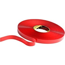 Odea 3m 4910F Montaj Yapışkan Bant Çift Taraflı - Neredeyse Görünmez Yapışkan Tabakalı Şeffaf Malzemelerin Yapıştırılmasını Sağlar - 19 mm x 3 M, Şeffaf, 1,0 mm (1'li Paket)