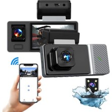 Odea Wi-Fi Destekli 3 Kameralı Araç Içi Güvenlik Kamerası Seti